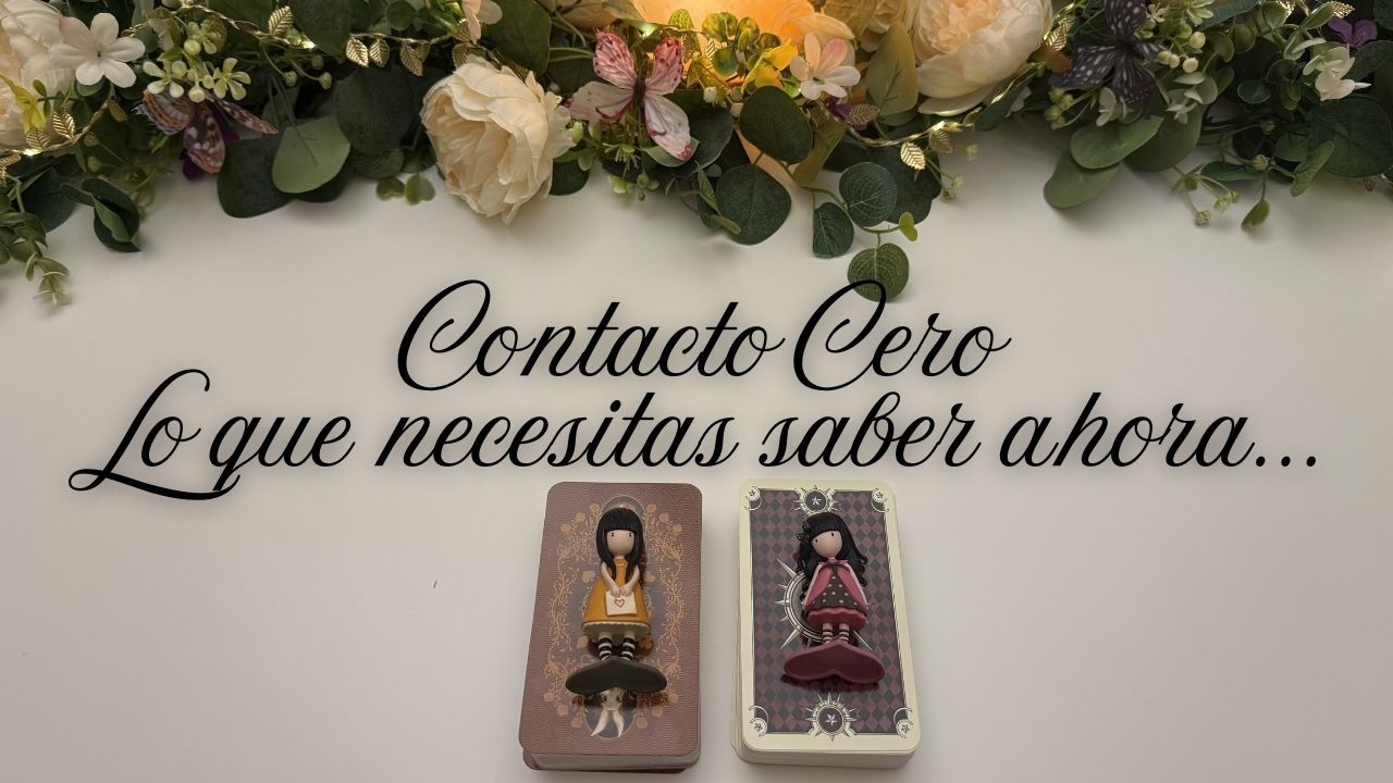 &iquest;TE EXTRA&Ntilde;A O TE OLVID&Oacute;? 💔 CONTACTO CERO: Lo que siente en su silencio 🤫 Tarot Interactivo Hoy
