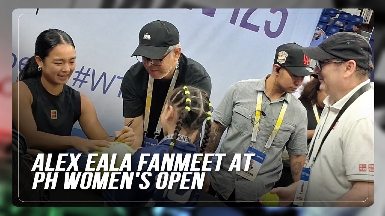 Alex Eala surprises fans with meet and greet at PH Women's Open