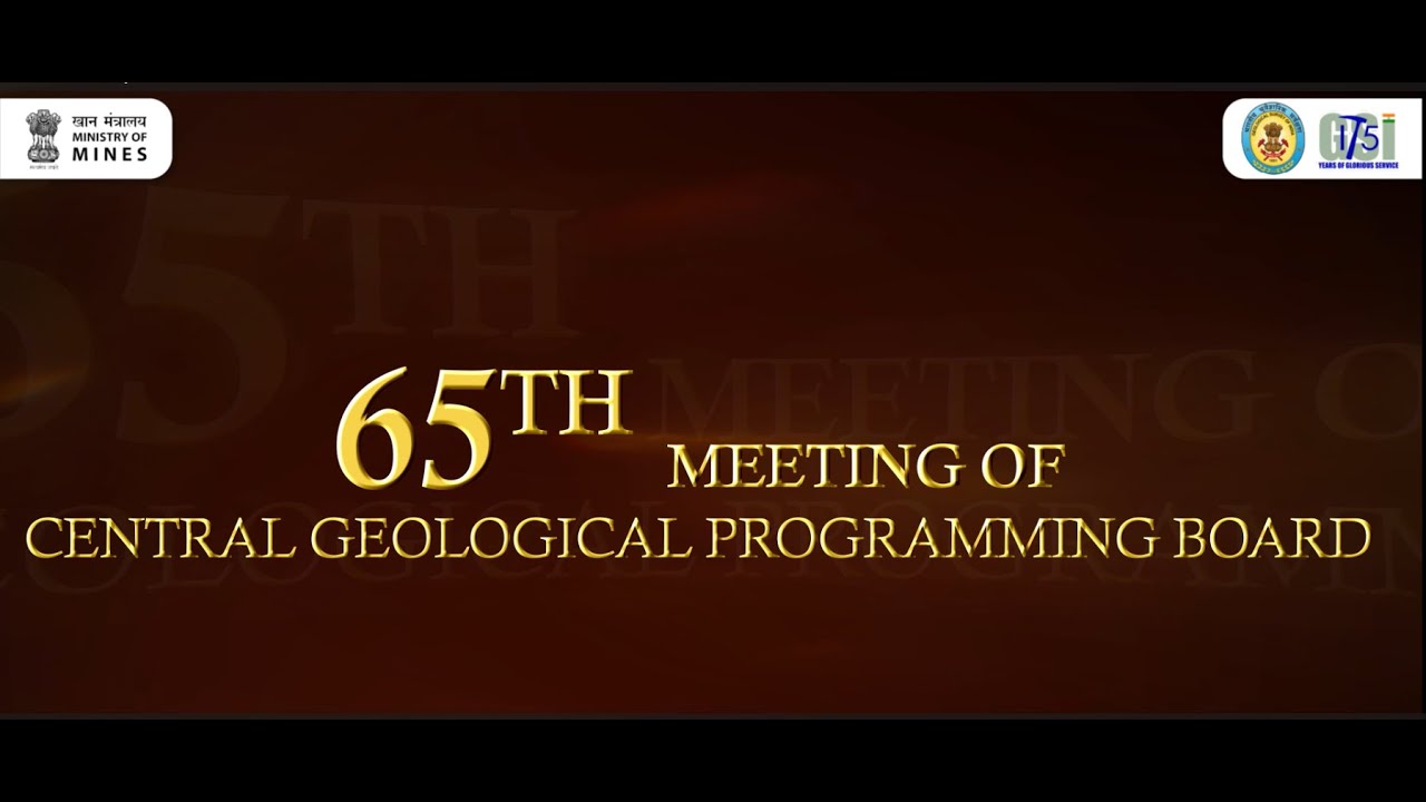 65th Central Geological Programming Board Meeting : 3 Days to Go
