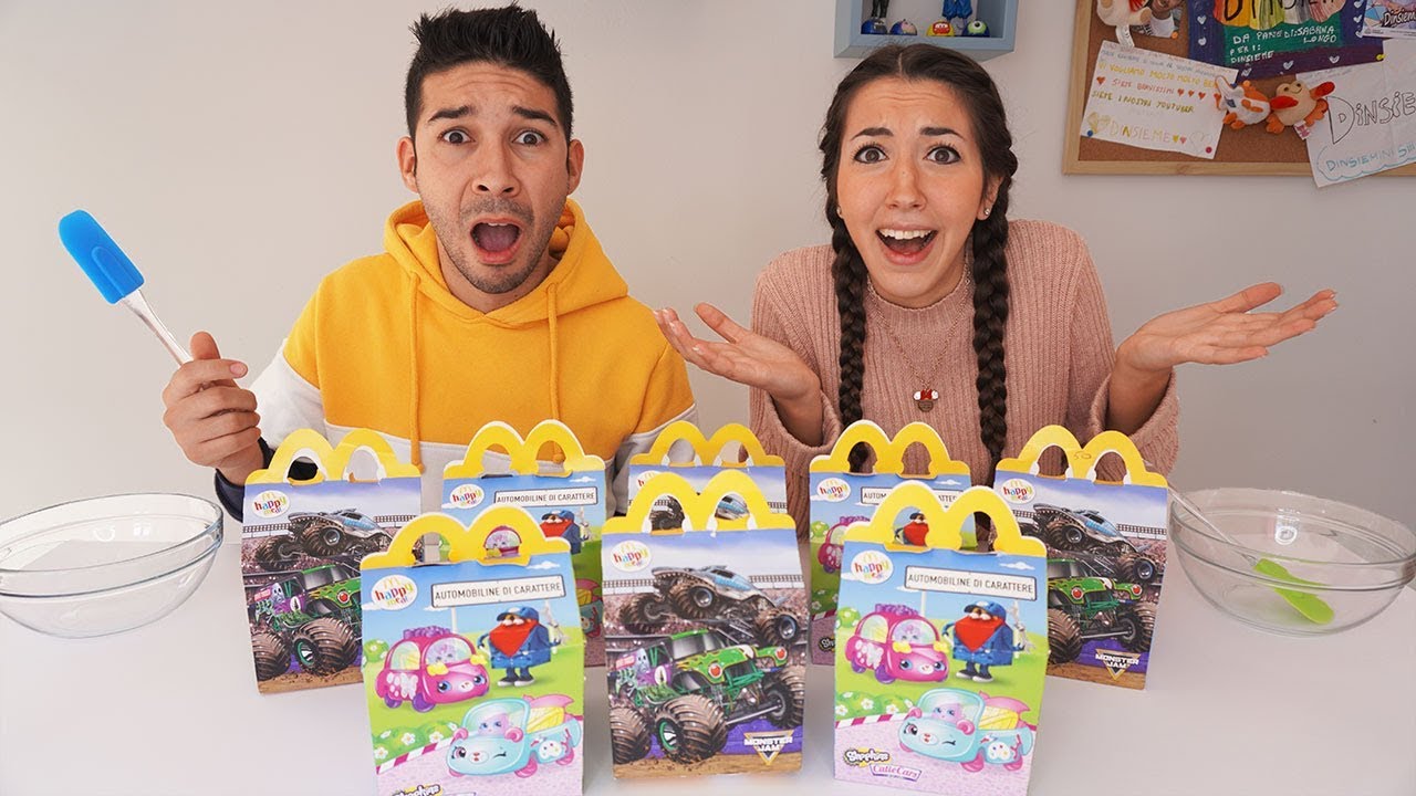 NON SCEGLIERE L' HAPPY MEAL DEL MC DONALD'S SBAGLIATO! *slime challenge*