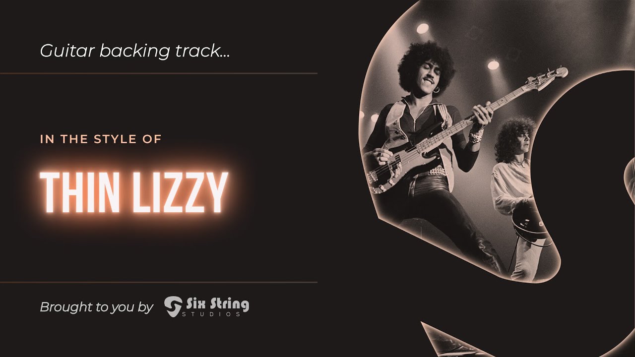 Thin Lizzy style backing track in G# Minor