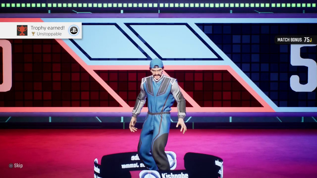 Disc Jam (PS4/Steam/Switch)  Unstoppable Trophy / 50 Wins Super Easy Method (60 Sec/match)