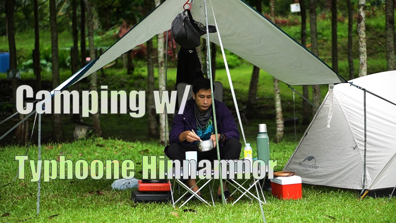 SOLO MOTORCYCLE CAMPING, Typhoon Hinnanmor ASMR