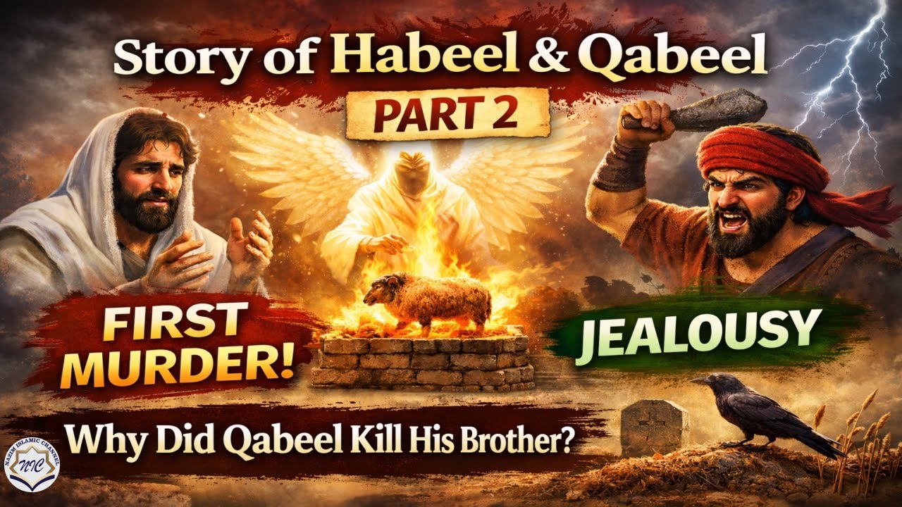 Qissa Habeel Aur Qabeel Part 2 | First Murder inHistory | Storyof Sons of Adam (A.S) | Islamic Story