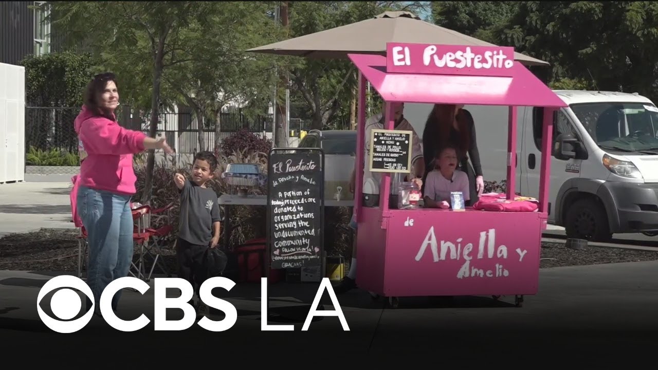 Silver Lake siblings support people impacted by immigration raids with homemade tamale stand