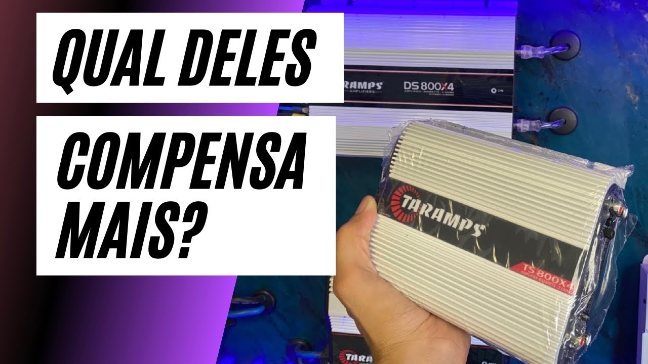 MÓDULO TARAMPS TS800 e DS800 - QUAL COMPENSA MAIS?