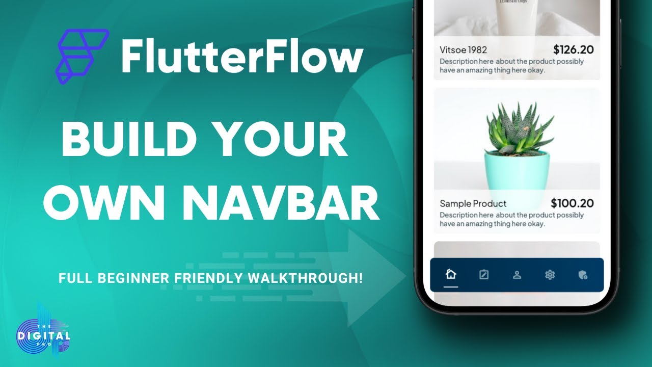 Создание собственной панели навигации в #FlutterFlow — полное пошаговое руководство