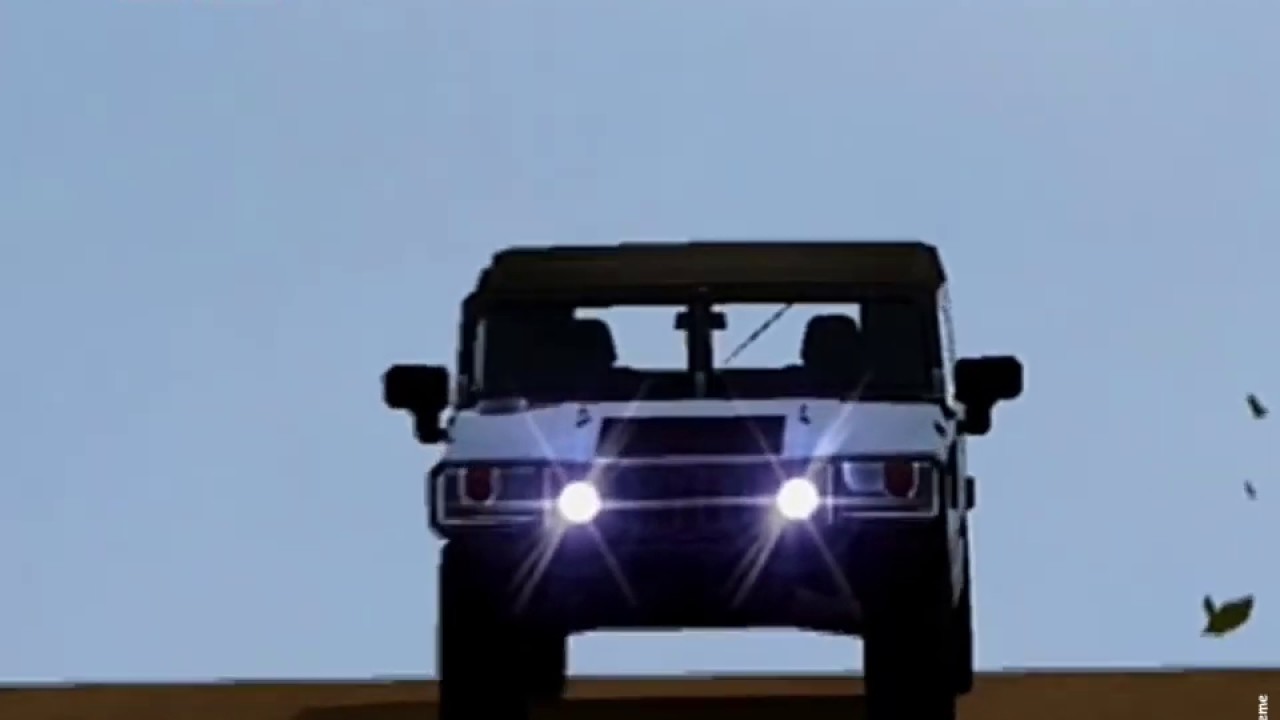 Hummer Badlands H1 4 Door Open Top Granny Gear Practice PlayStation 2 Gameplay