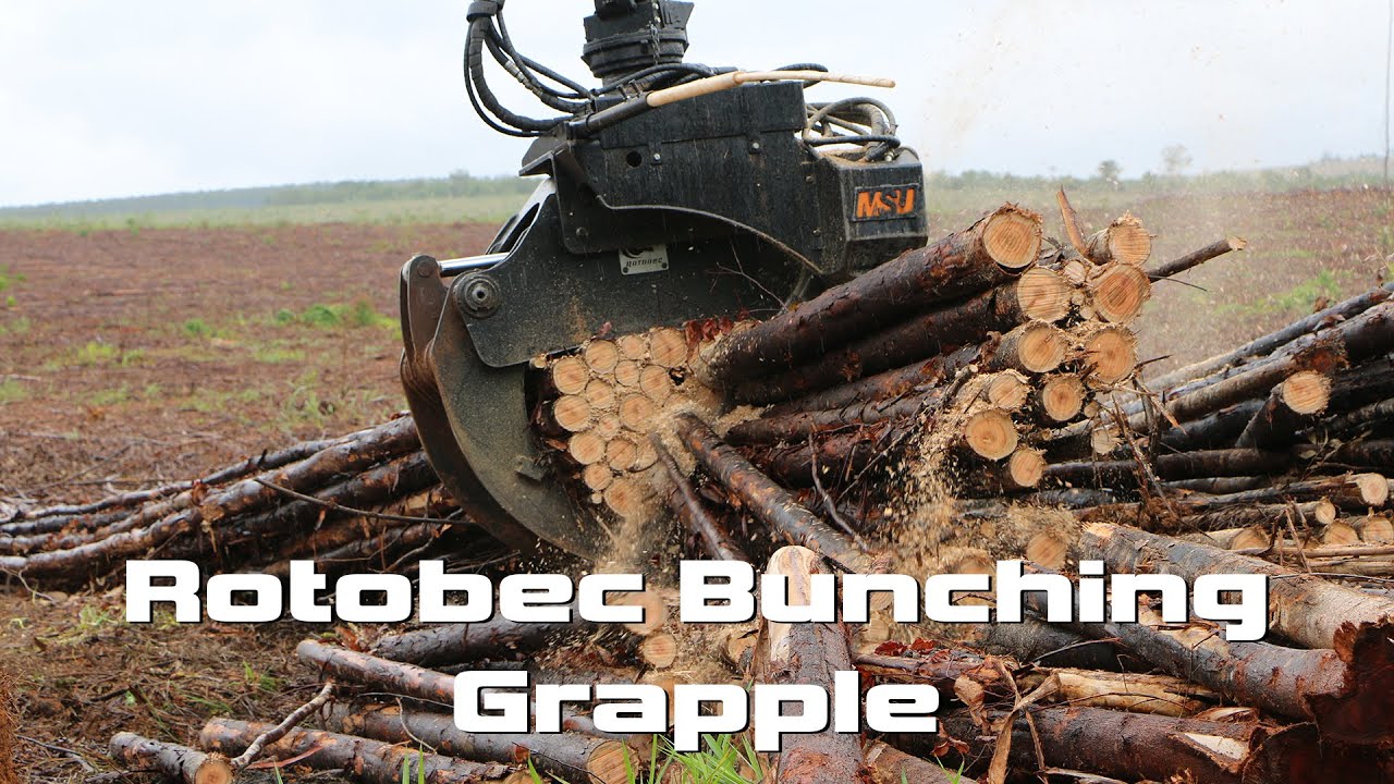 Rotobec Bunching Grapple in Action in Brazil