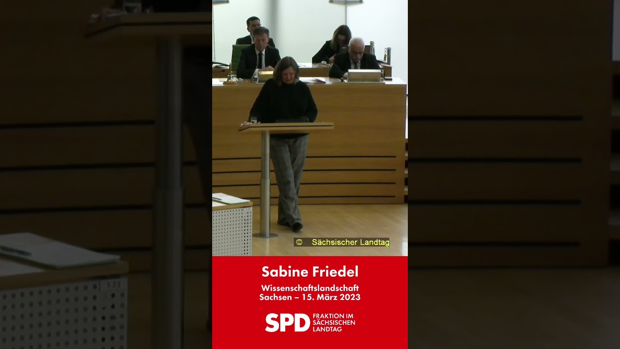 Sabine Friedel zum Wissenschaftsland Sachsen