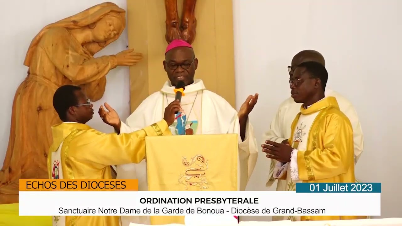 ÉCHOS DES DIOCÈSES / ORDINATION DIACONALE ET PRESBYTÉRALE GRAND-BASSAM