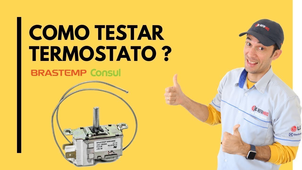 🔴Como testar termostato de geladeira