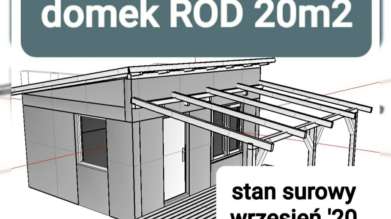 Budowa domku ROD 20m2