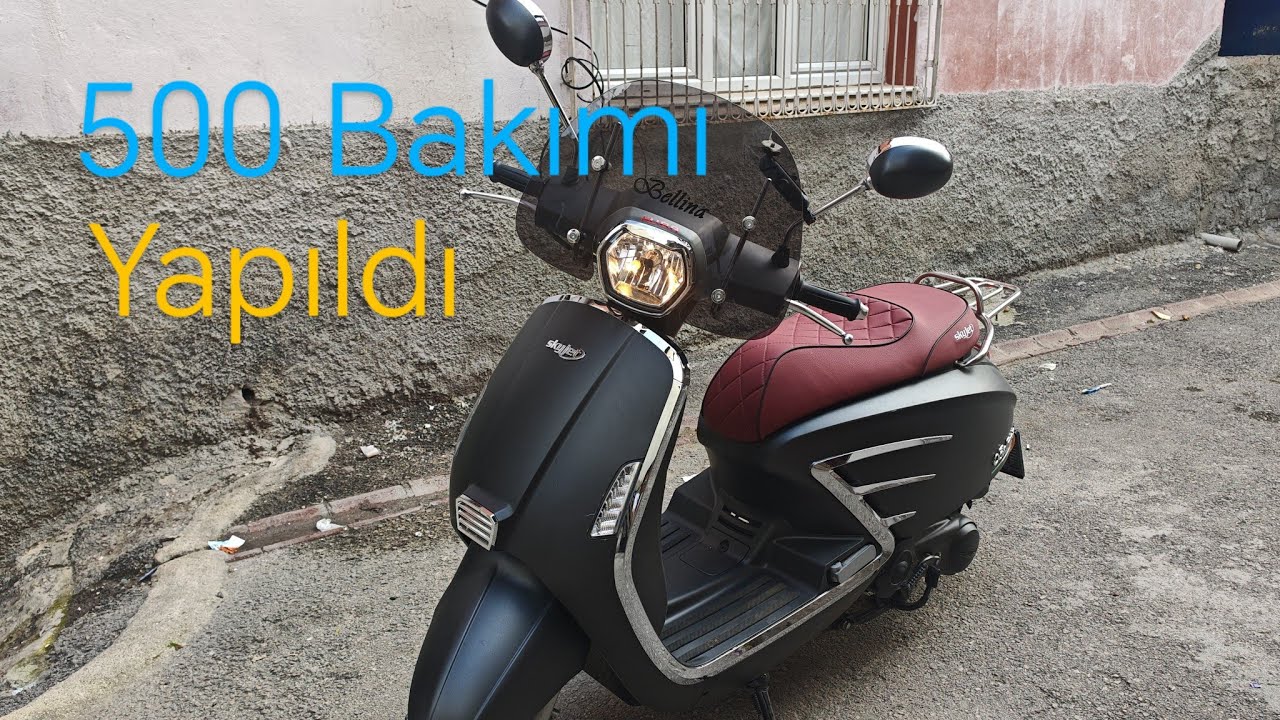 Bimden Alınan, Skyjet Bellina 125, 500 km bakımı yapıldı.