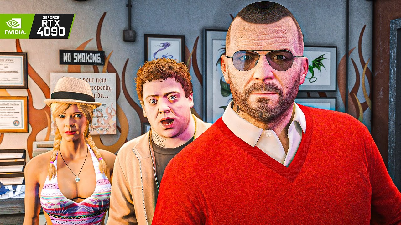 GTA V: 'Reuniting the Family' Mission RTX™ 4090 - Remastered Ultra Graphics Maxed-Out Gameplay [4K]
