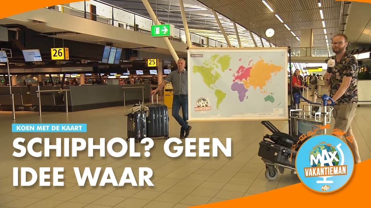 Waar ligt Schiphol? | KOEN MET DE KAART #11: Amsterdam Schiphol