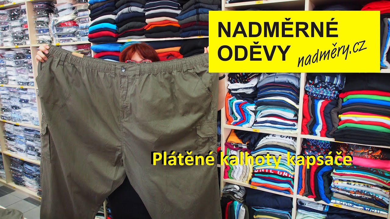 Kaps&aacute;če v nadměrn&eacute; velikosti (2XL - 8XL) - Nadměry.cz