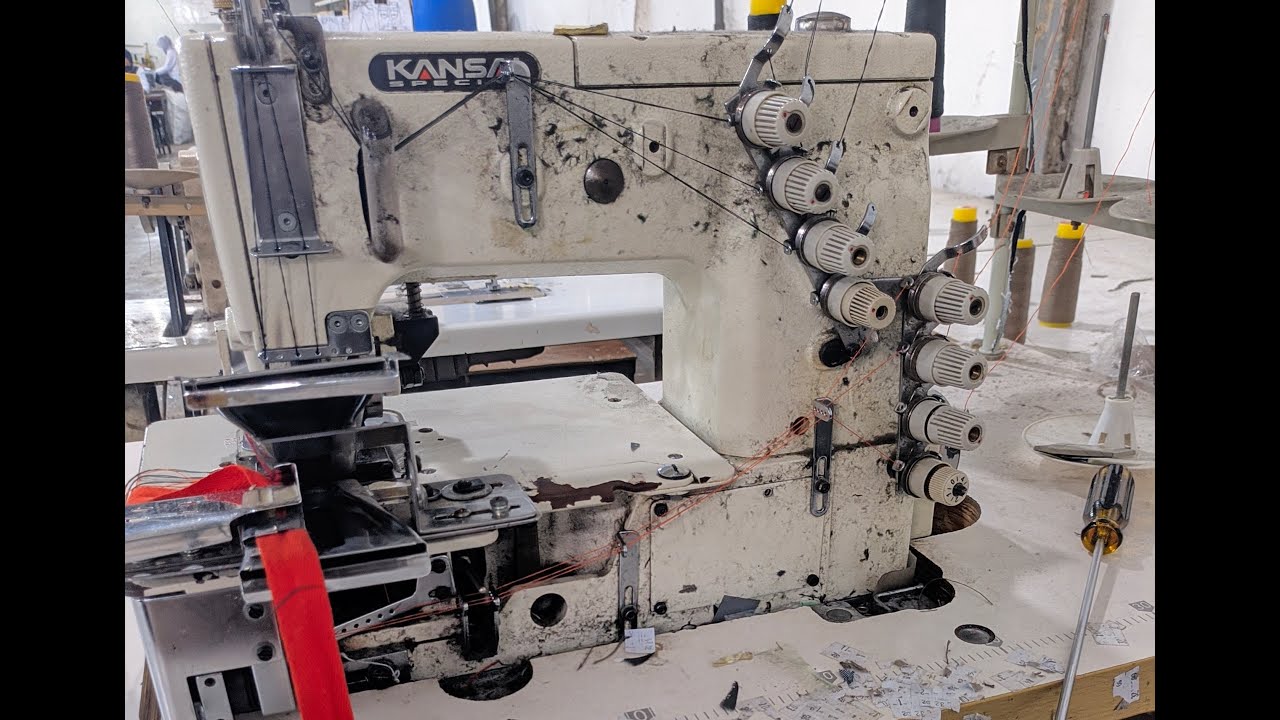 Looper Adjustment for Kansai Special Waistband Machine #machine #mesinjahit #sewing #sewingequipment