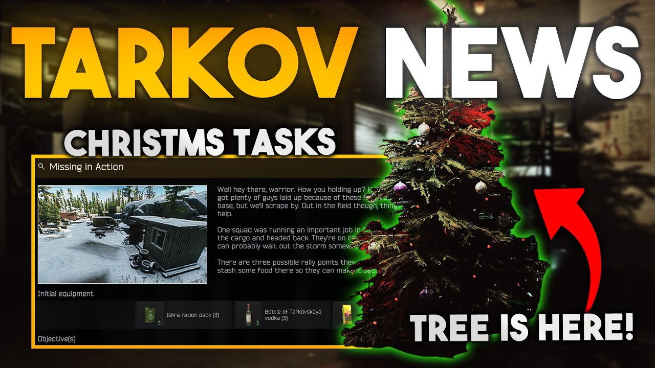 Christmas Event is HERE + Christmas Tree, New Tasks & New Gear - Tarkov News & Updates