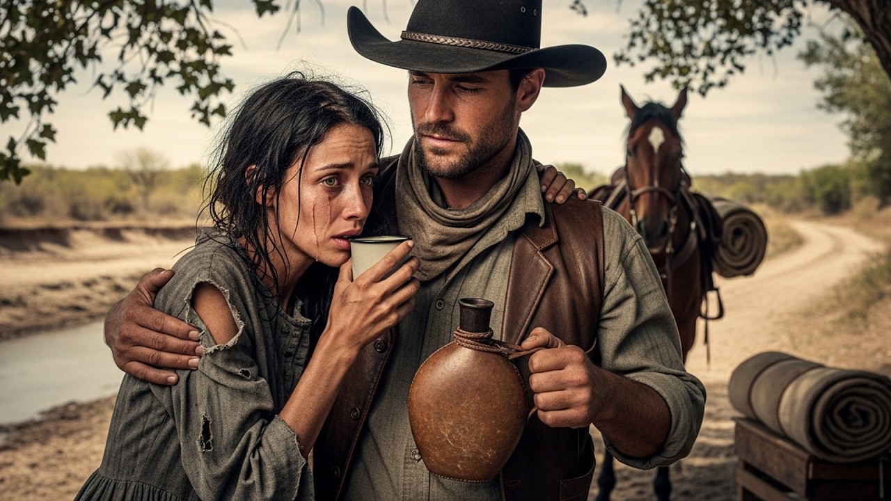 He Found Her Starving In A Ditch By The Road, The Cowboy Fed Her And Asked For No Story