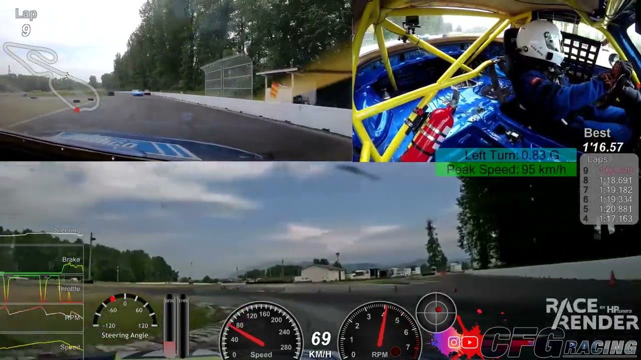 2023 CACC 3 Race 1 #177 Near Stock NC Miata IP2 WINNER! - With Data Overlay