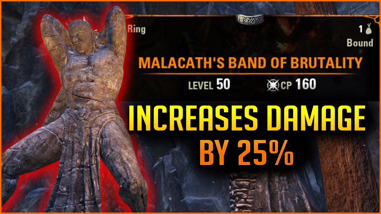 🔥Malacath's Band of Brutality🔥 Mythic Item - 25% more damage! Greymoor Chapter Elder Scrolls Online