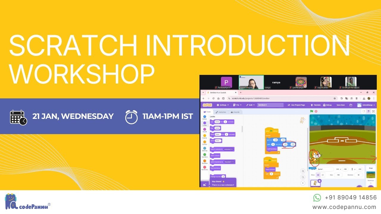 Scratch Introduction Workshop for women on career break - January 21, 2026