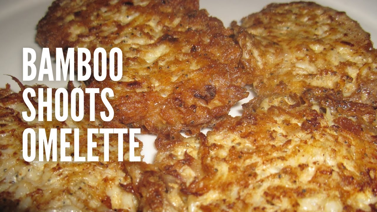 Tortang Labong | Bamboo Shoot Omelette