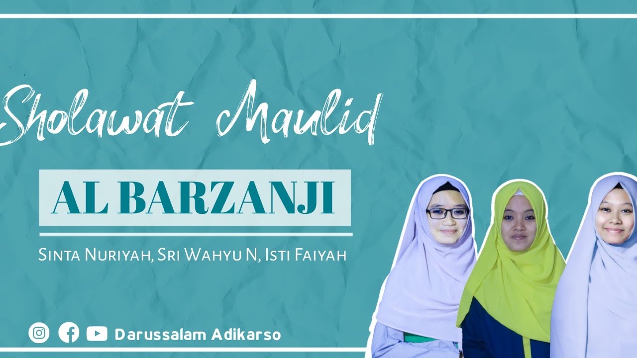 Maulid Al Barzanji | Santri PP Darussalam, Adikarso Kebumen