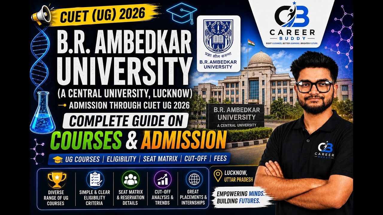 B.R. Ambedkar University Admission 2026 | All Courses | Eligibility #cuetug2026 #ambedkaruniversity