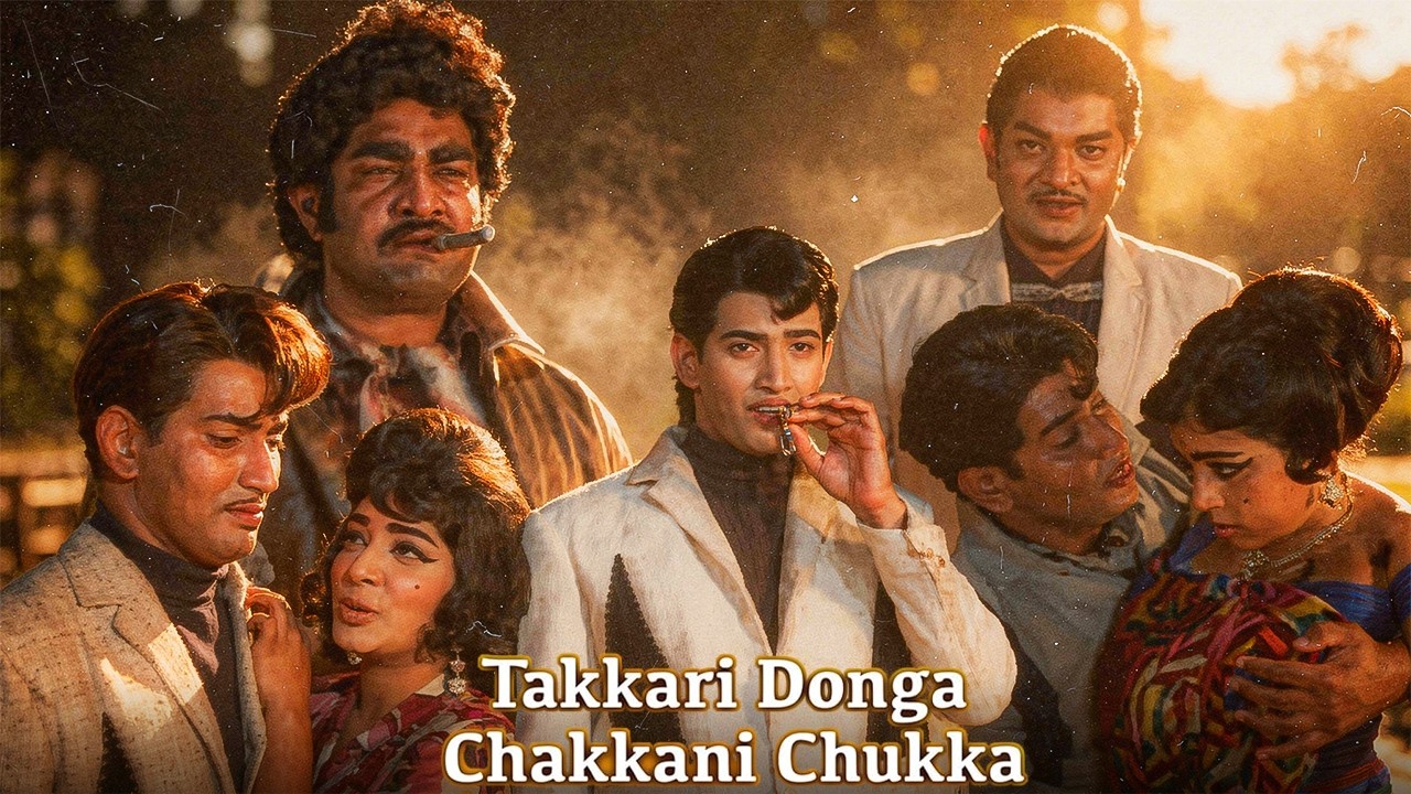 Takkari Donga Chakkani Chukka (1969) Telugu Full Movie | Krishna | Vijaya Nirmala | Old Telugu Movie