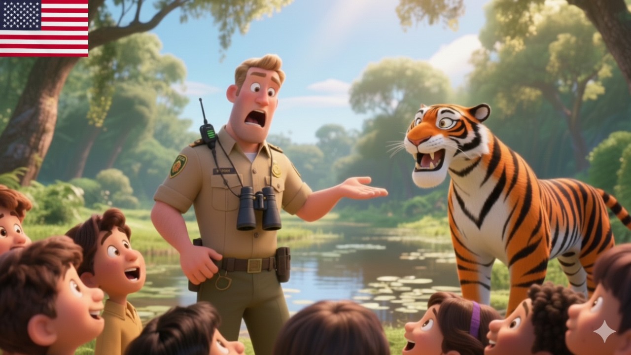 The Jungle Book Mowgli and Tiger 🌴3D 4K Bedtime Stories for Kids in English #animation #cartoon