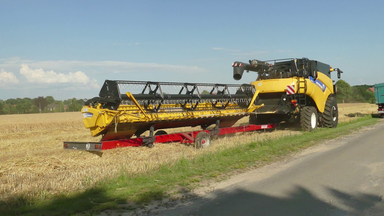 #Claas Lexion 460 & New Holland CR 8080  Dreschen 2020 von dem Lu Kramer #GoPro /Sound (4K )