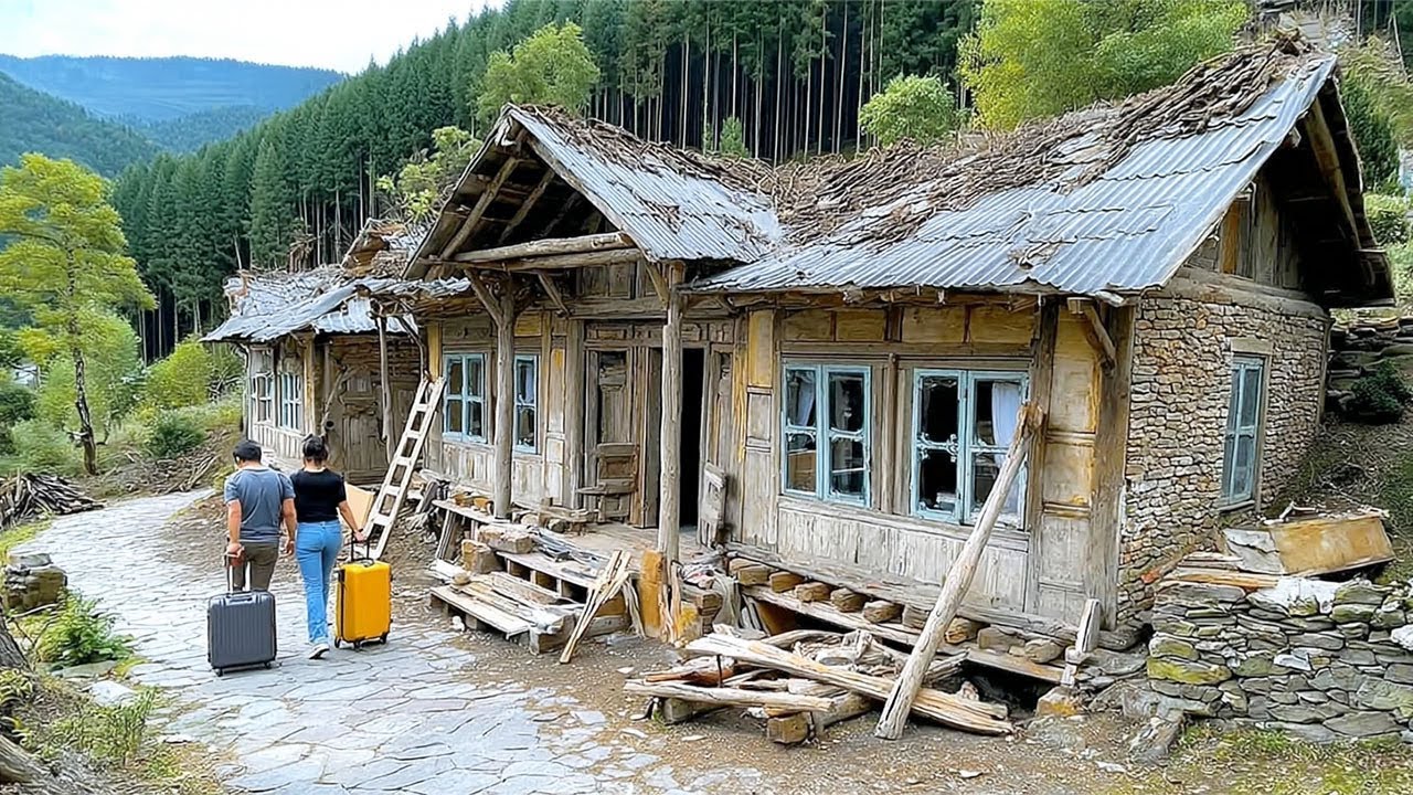 Выселенные из арендованной комнаты, они отремонтировали ветхий дом и превратили его в потрясающую...