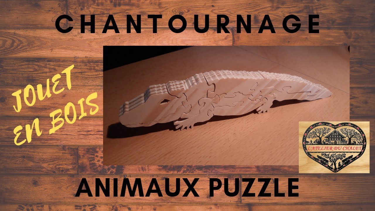 Chantournage / Animaux / Jouet en bois