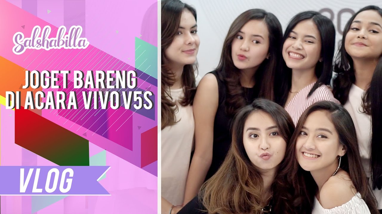 SALSHABILLA #VLOG - Joget Bareng Di Acara Vivo V5s!!
