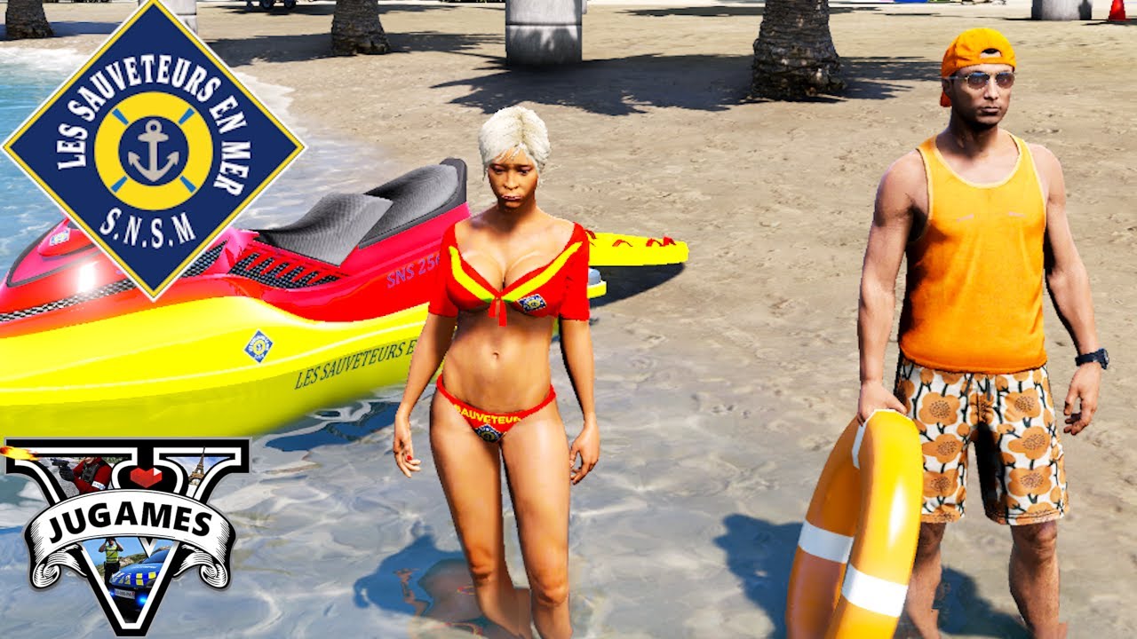 SAUVETAGE EN MER POUR LA S.N.S.M🏊‍♂[GTA 5 LSPDFR]