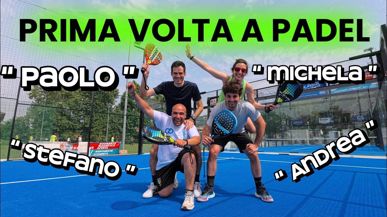 CHE BELLO GIOCARE A PADEL X LA PRIMA VOLTA GRAZIE AMICI
