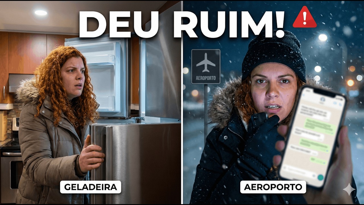 Dois problemas no mesmo dia: aeroporto e apê do cliente no Canadá