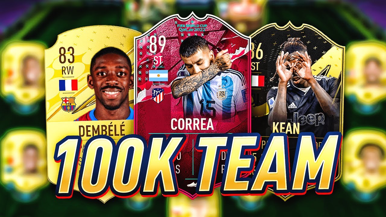 BEST POSSIBLE 100K FUT CHAMPS TEAM (100K SQUAD BUILDER) - FIFA 23 ULTIMATE TEAM