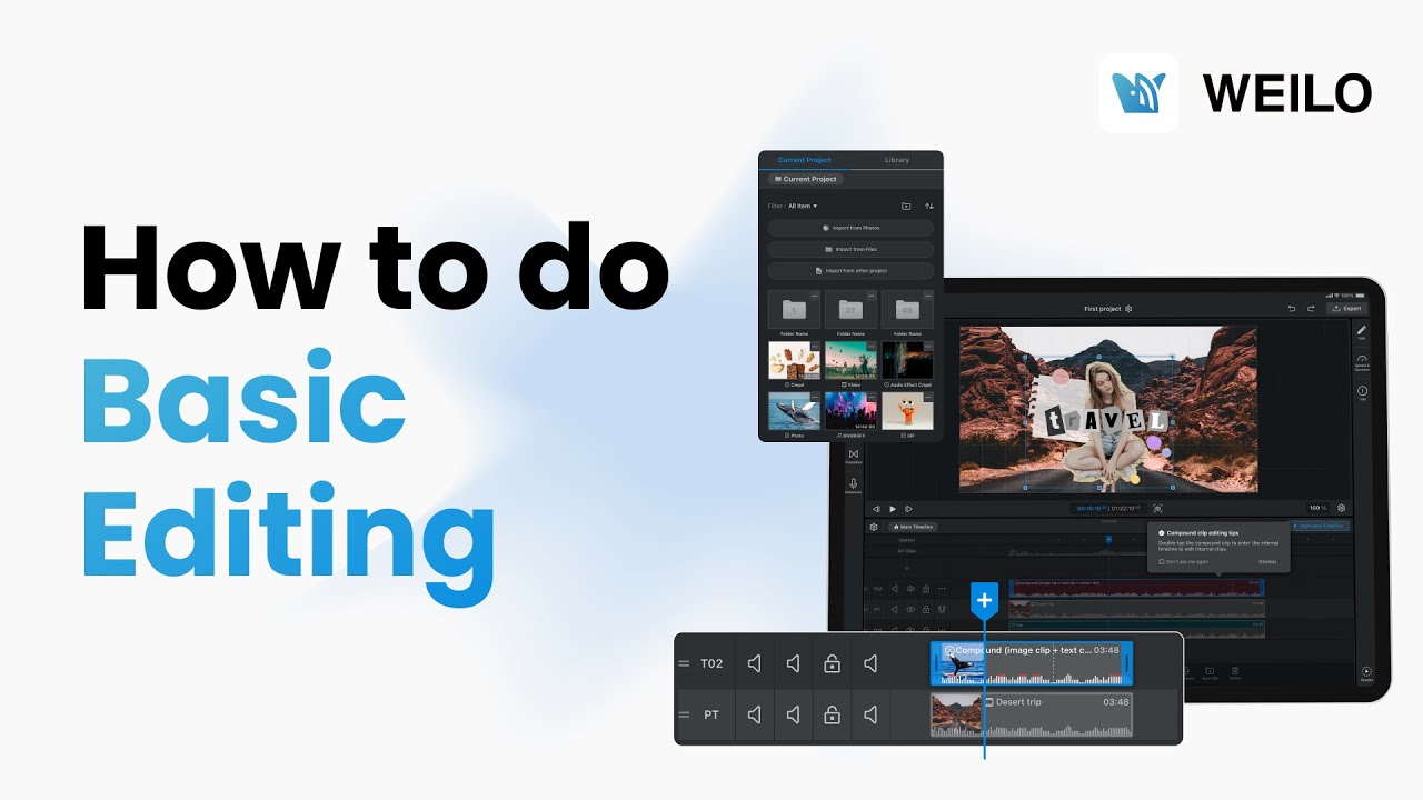 How to do Basic Editing | Basic Tutorial 01