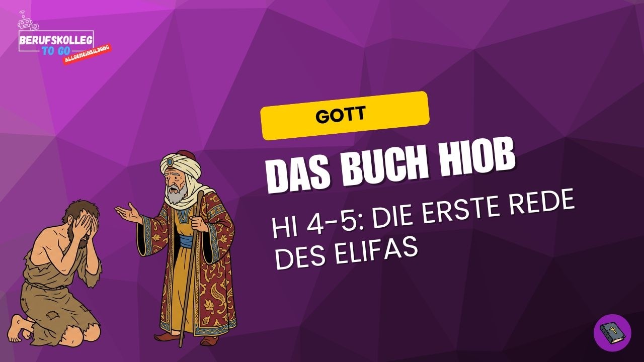 Hiob 4 & 5: Warum Elifas’ „Wahrheit“ für Hiob zur Qual wird