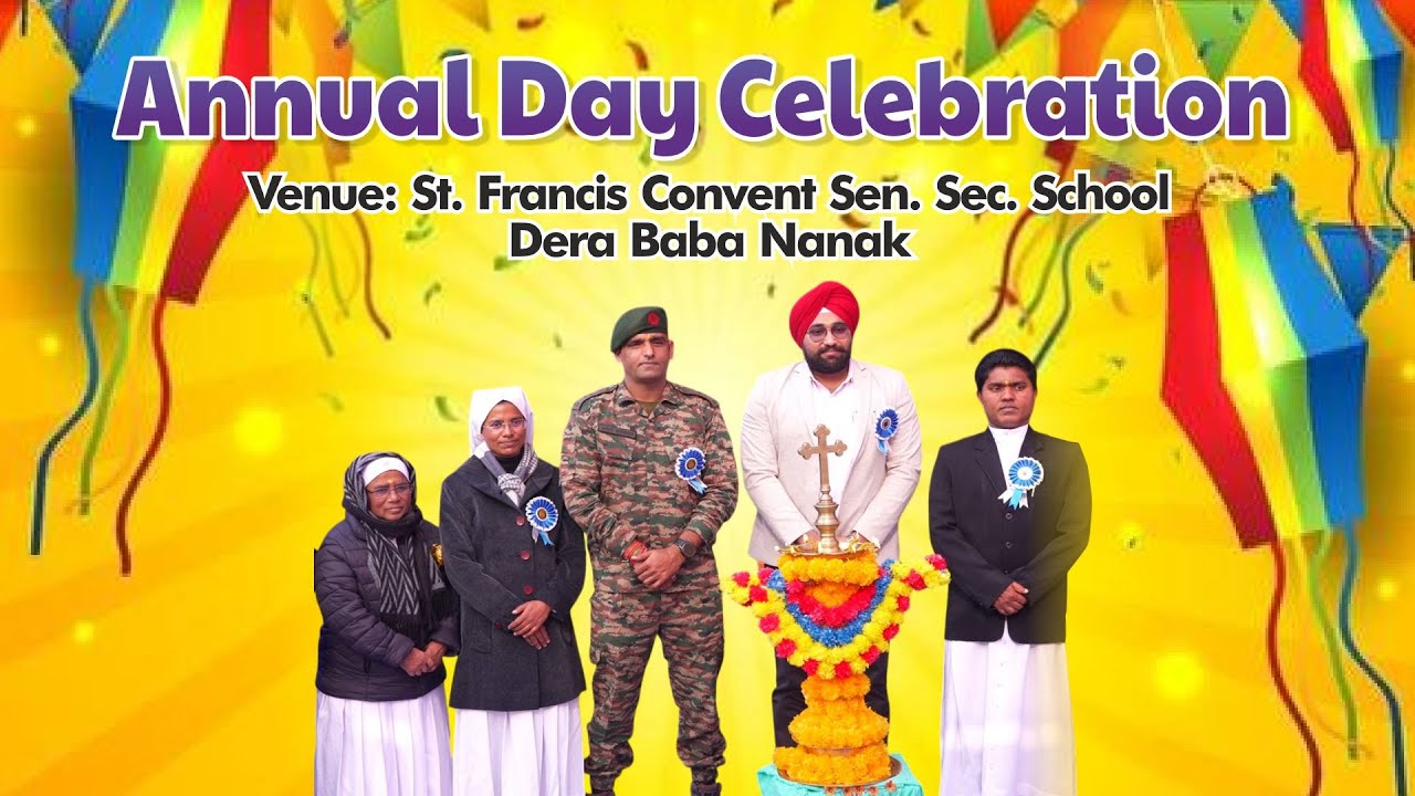 Annual Day Celebration || St. Francis Convent Sr. Sen. School, Dera Baba Nanak || Masihi Sargarmiyan