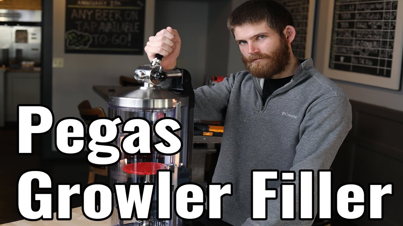 The Perfect Growler Filler | Counter Pressure Bottle w/ Pegas Craftap 3 for Breweries/Bars
