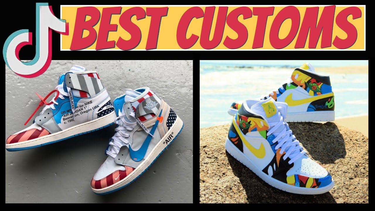 Tik Tok Custom Jordans | Compilation 2021| Painting on Shoes