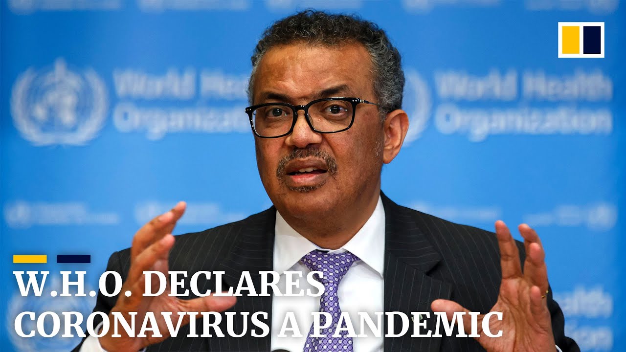 WHO declares coronavirus crisis a pandemic