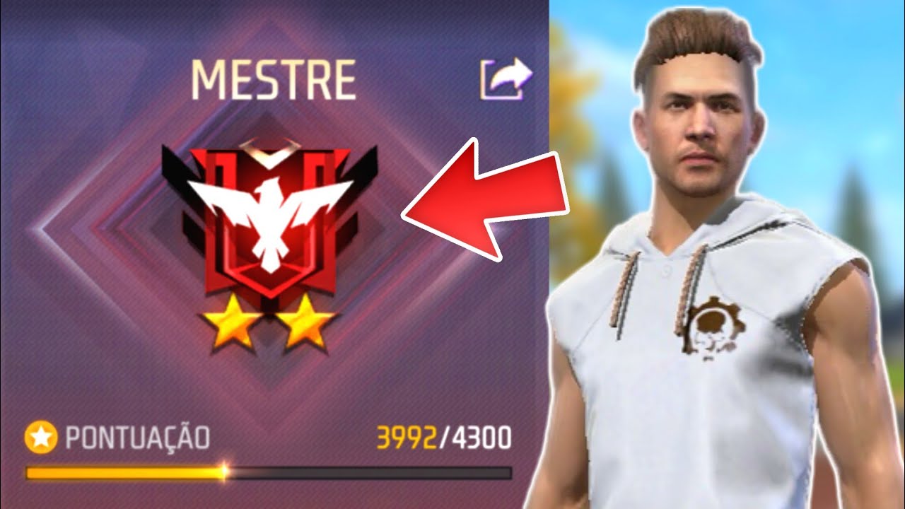 COMO PEGAR MESTRE SENDO INICIANTE NO FREE FIRE
