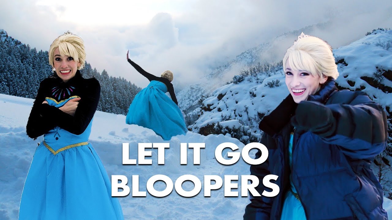 Disney Frozen - Elsa Let it Go Bloopers - in real life!