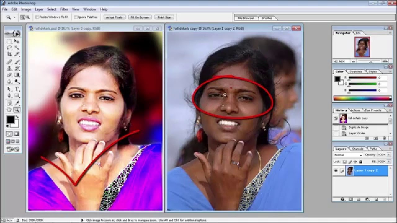 How to job application photo editing