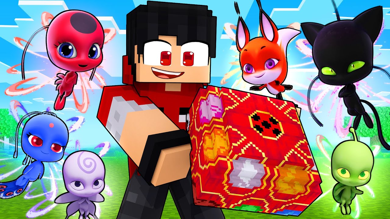 CONSEGUIMOS a CAIXA do MIRACULOUS no Minecraft